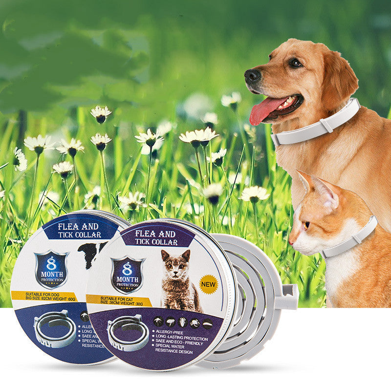 Adjustable Pet Insect Repellent Collar Lightweight Outdoor Pest Protection