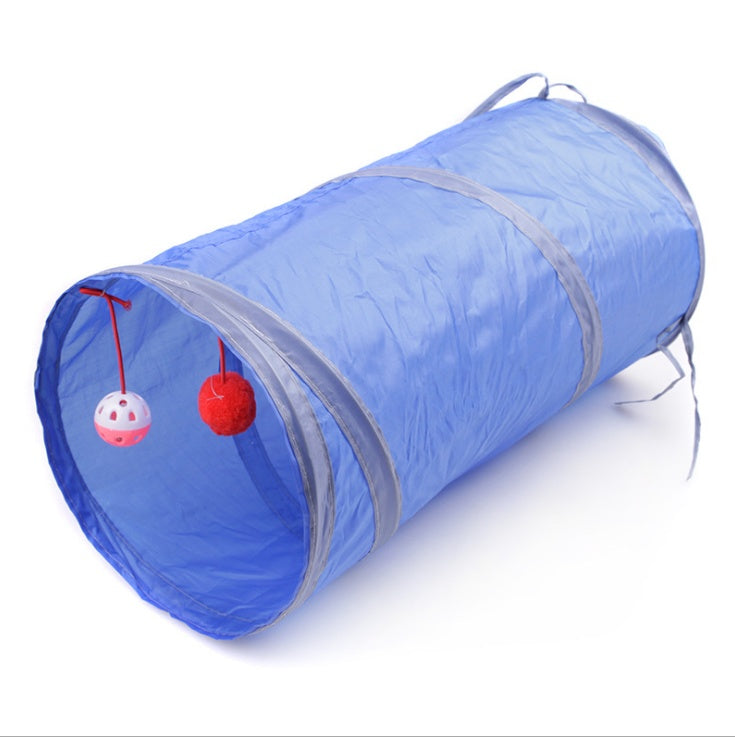 Pet supplies cat ring paper two-way tunnel can accommodate folding cat channel
