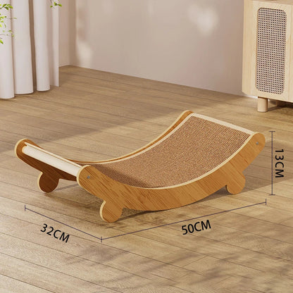 Large Cat Scratching Pads Cat Scratch Board Detachable Wear-resistant Multifuction Cats Sleeping Bed Kitten Grinding Cat Toys