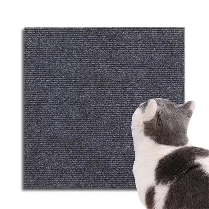Self Adhesive Cat Scratcher Mat Wall Mount No Shedding Vertical Climbing Pad Anti Scratch Sofa Carpet Furniture Protector