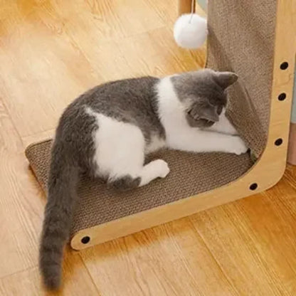 Scratcher for Cats Cardboard Large/Small L-shape Wear-resistant Scratch-resistant Cat Scratching Post Cat Toy Pets Cat Accessories