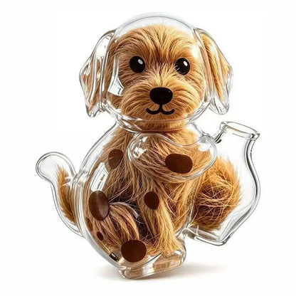 Fridge Magnet Cat Hair Keepsake Clear Storage Box Pet Fur Whiskers Memorial Cute Kitty Transparent Container Pet Lover Souvenir