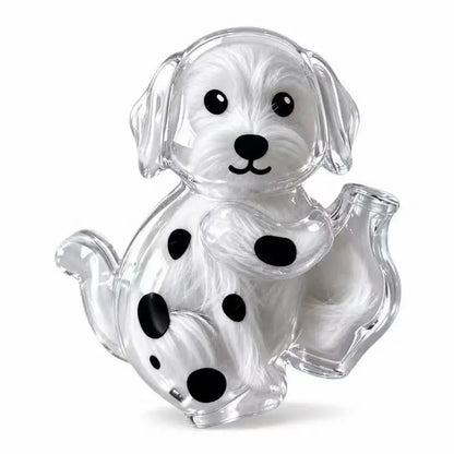 Fridge Magnet Cat Hair Keepsake Clear Storage Box Pet Fur Whiskers Memorial Cute Kitty Transparent Container Pet Lover Souvenir