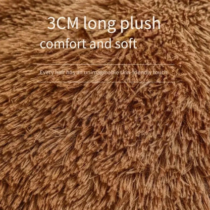 Fluffy Dog Bed Large Pet Products Dogs Beds Sofa Cute Bear Paw Shape Pets Kennel Mat Puppy Cats Supplies Basket Pet Accessories