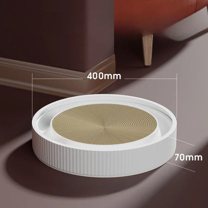 Corrugated Paper Cat Scratch Board Cat Toy with Ball Wear-resistant and Shavings Resistant Cat Turntable Grinding Claws Pet Toys