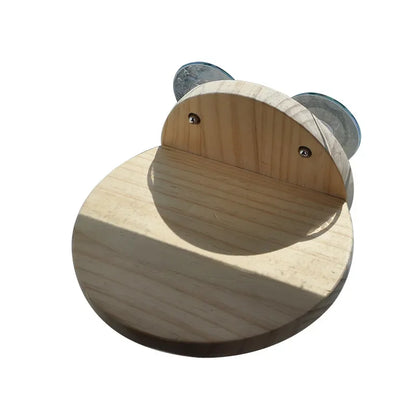 Wooden Sucker Cat Climbing Frame Scratching Post Strong and Durable Wall Hanging Cat's Nest Bed Frame Pet Furniture Products