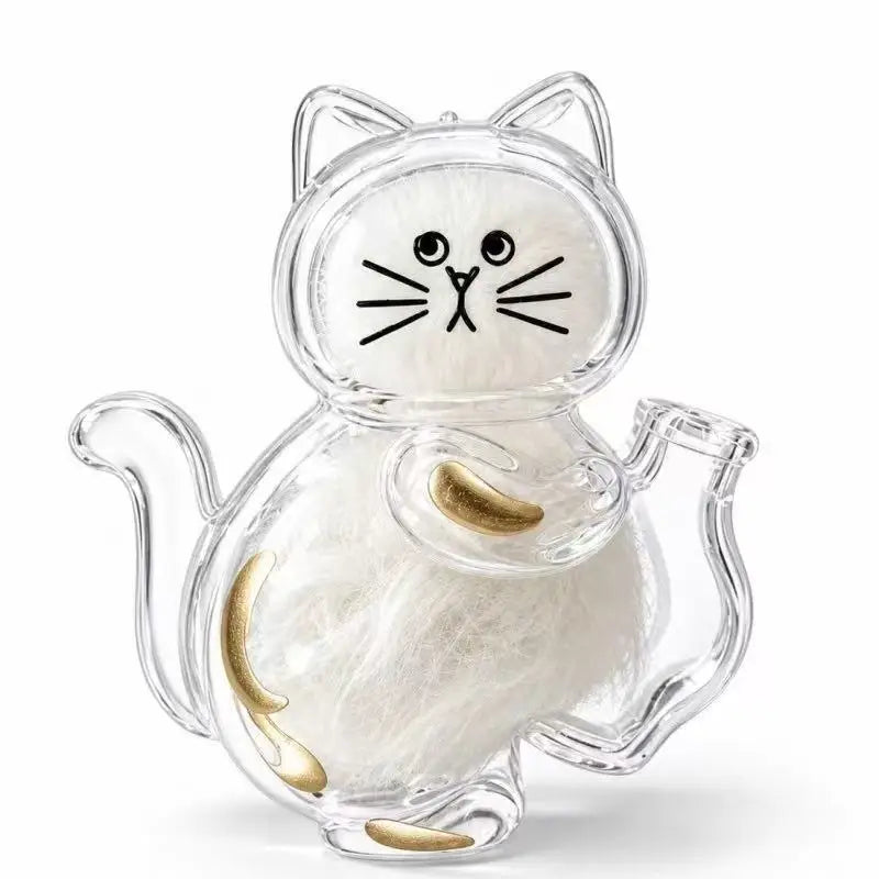 Fridge Magnet Cat Hair Keepsake Clear Storage Box Pet Fur Whiskers Memorial Cute Kitty Transparent Container Pet Lover Souvenir